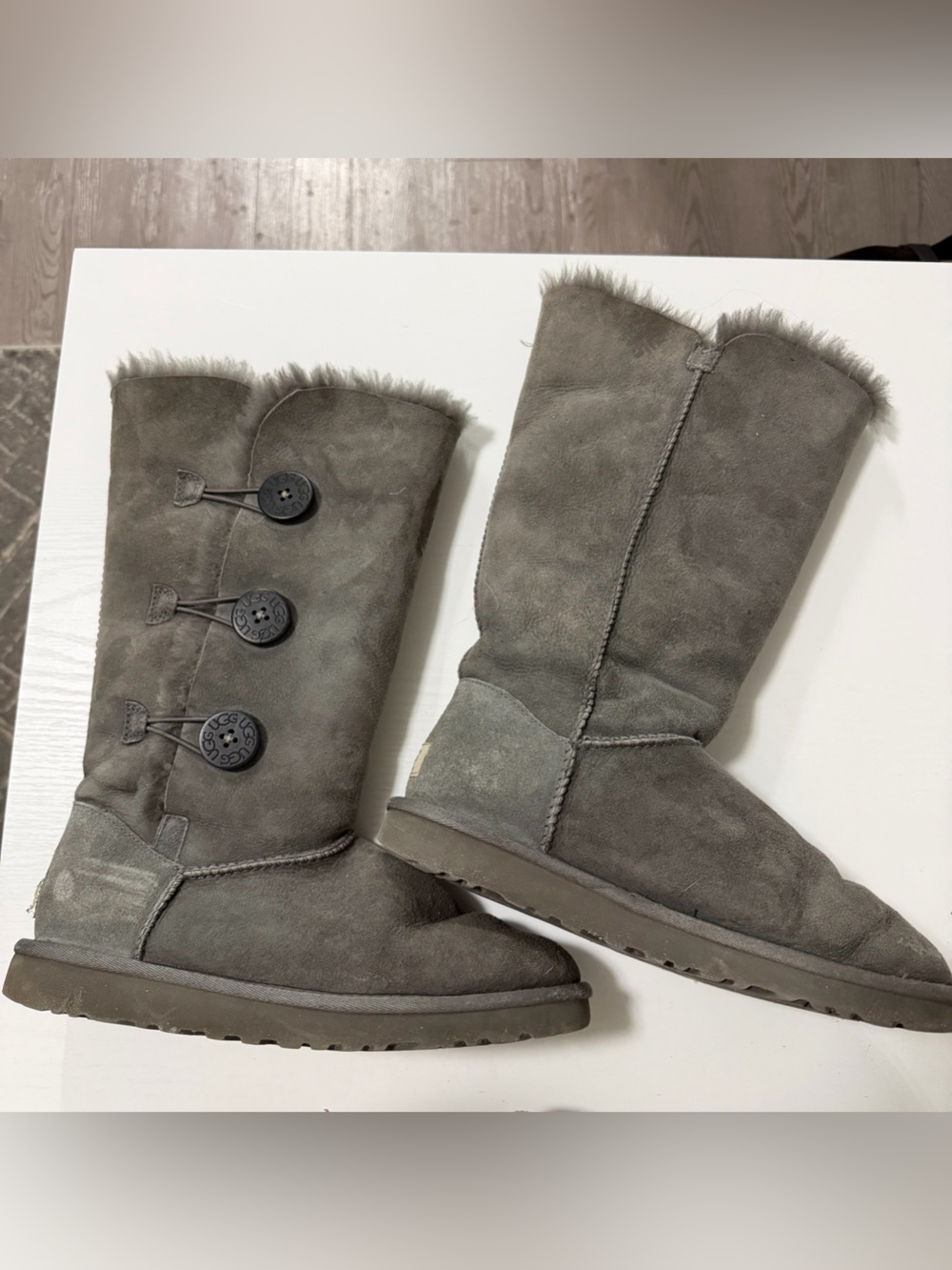UGG Australia Tall Bailey Boots - Grey